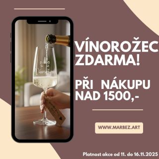 Od 11.11.2025 až do 16. 11. 2025 vám chceme poděkovat za podporu malého českého tvoření 💛 🎁 Při nákupu nad 1500 Kč získáte...